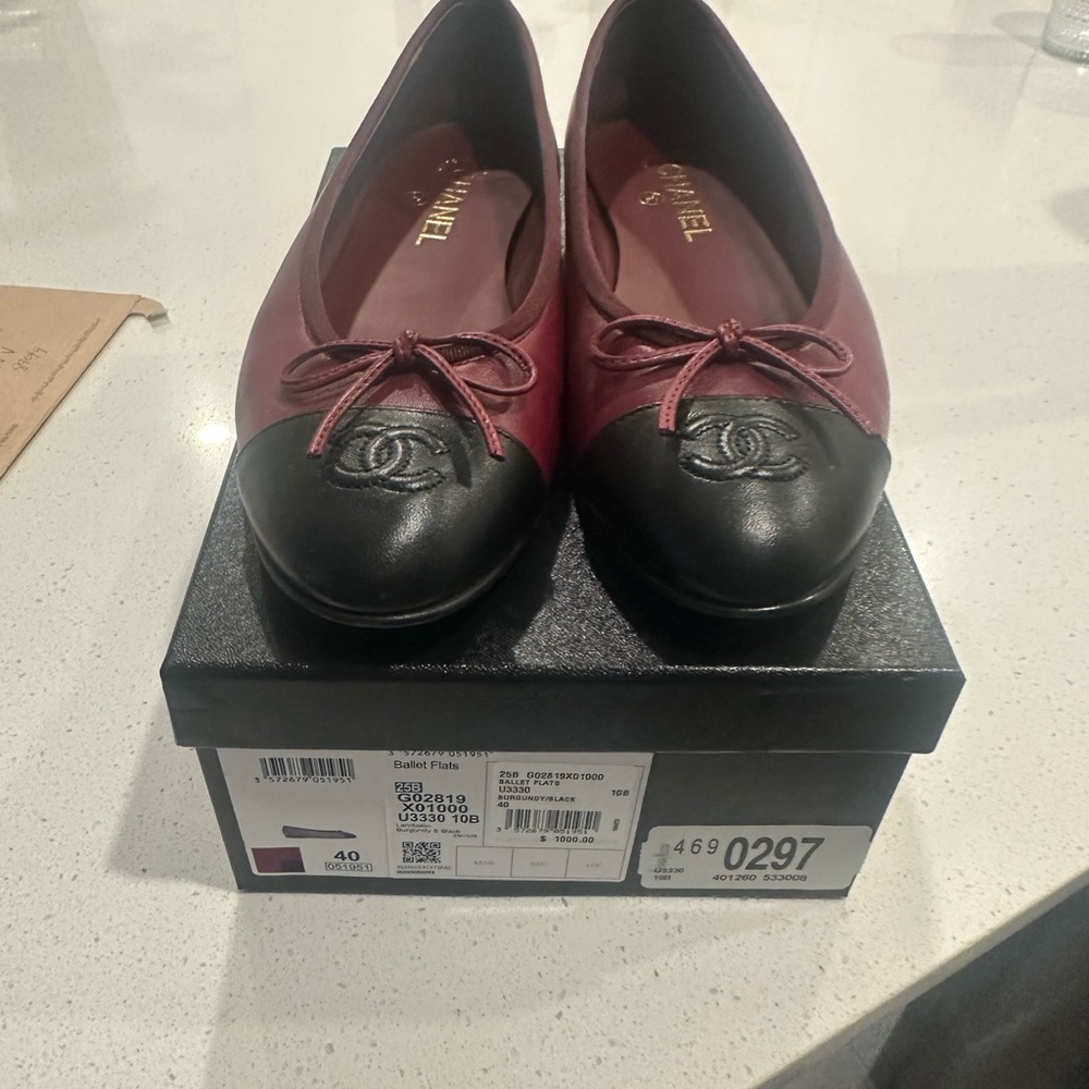 Chanel ballet flat size 40